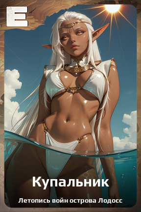 Карточка персонажа Купальник