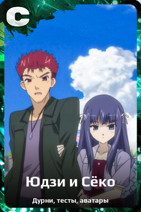 Карточка персонажа Юдзи и Сёко