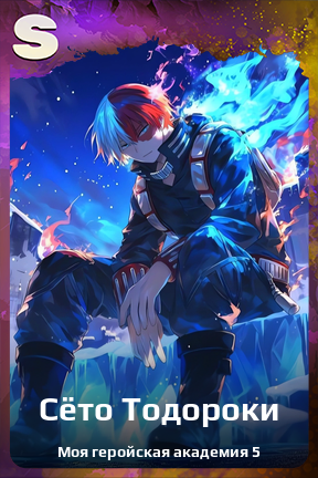 Карточка персонажа Сёто Тодороки