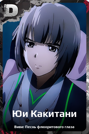 Карточка персонажа Юи Какитани
