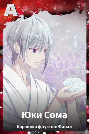 Карточка персонажа Юки Сома