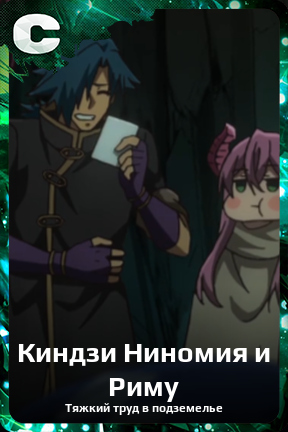 Карточка персонажа Киндзи Ниномия и Риму
