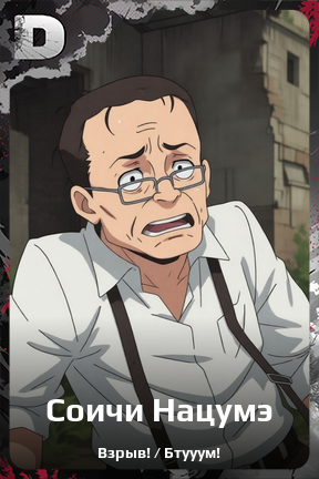 Карточка персонажа Соичи Нацумэ