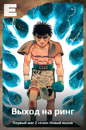 Карточка персонажа Выход на ринг