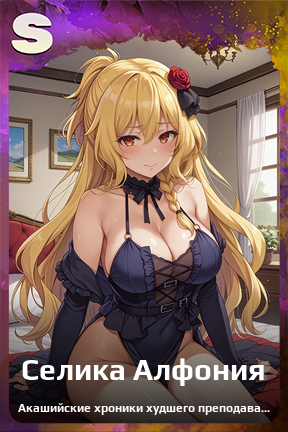 Карточка персонажа Селика Алфония