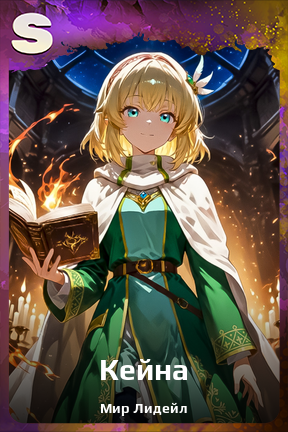 Карточка персонажа Кейна