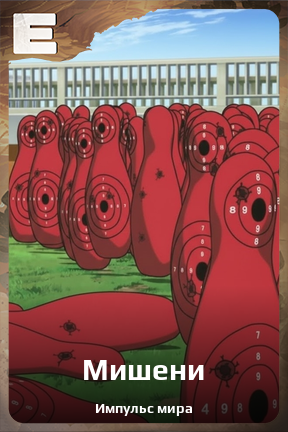 Карточка персонажа Мишени