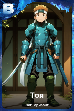 Карточка персонажа Тоя
