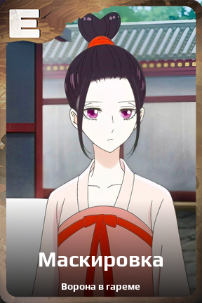 Карточка персонажа Маскировка