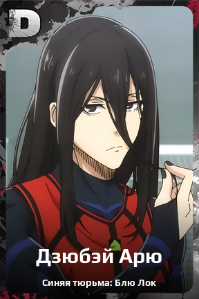 Карточка персонажа Дзюбэй Арю