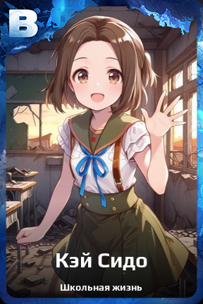 Карточка персонажа Кэй Сидо
