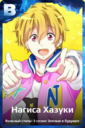 Карточка персонажа Нагиса Хазуки