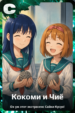 Карточка персонажа Кокоми и Чиё