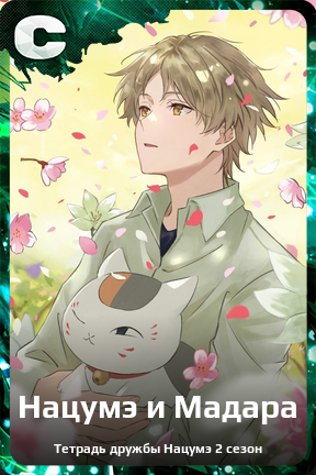 Карточка персонажа Нацумэ и Мадара