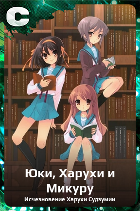 Карточка персонажа Юки, Харухи и Микуру