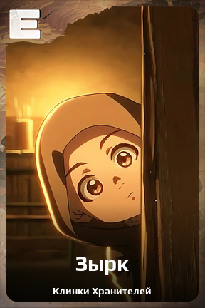 Карточка персонажа Зырк