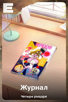 Карточка персонажа Журнал