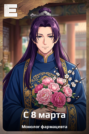 Карточка персонажа С 8 марта