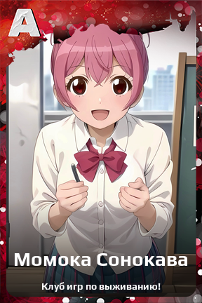 Карточка персонажа Момока Сонокава