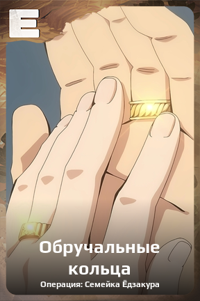 Карточка персонажа Обручальные кольца