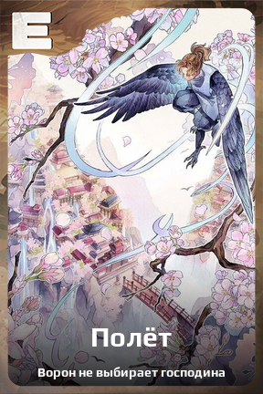 Карточка персонажа Полёт