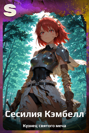 Карточка персонажа Сесилия Кэмбелл