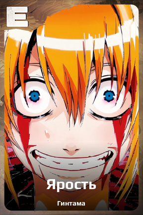 Карточка персонажа Ярость