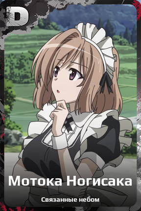 Карточка персонажа Мотока Ногисака