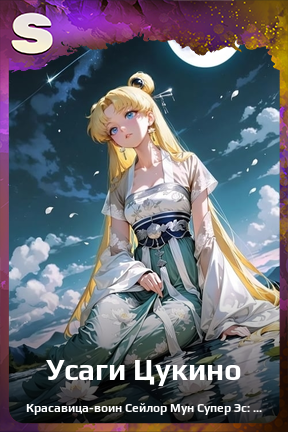 Карточка персонажа Усаги Цукино