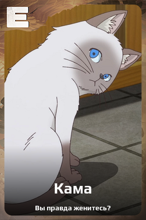 Карточка персонажа Кама