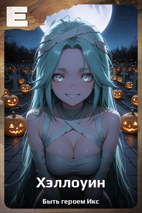 Карточка персонажа Хэллоуин