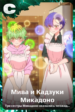 Карточка персонажа Мива и Кадзуки Микадоно