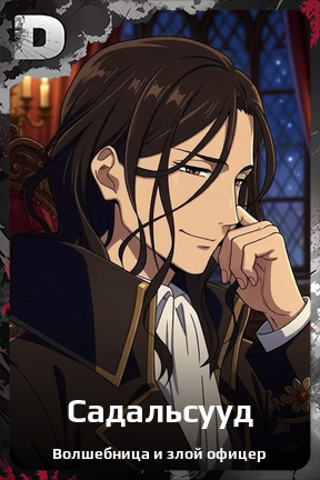 Карточка персонажа Садальсууд