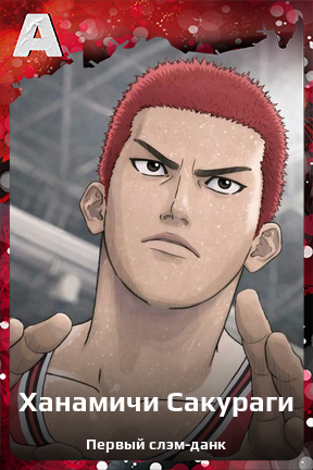 Карточка персонажа Ханамичи Сакураги