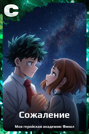 Карточка персонажа Сожаление