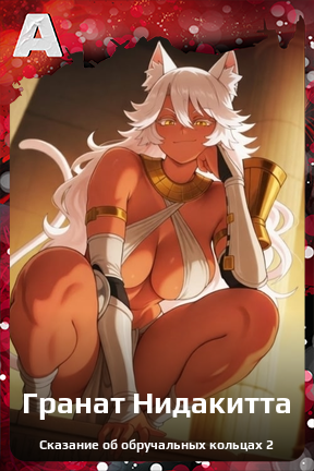 Карточка персонажа Гранат Нидакитта