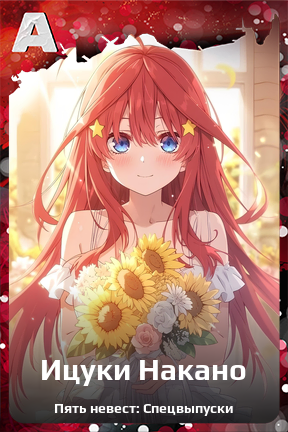 Карточка персонажа Ицуки Накано