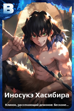 Карточка персонажа Иносукэ Хасибира