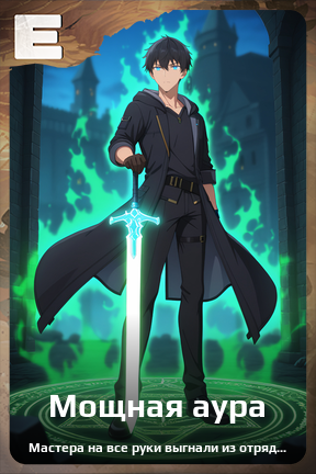 Карточка персонажа Мощная аура