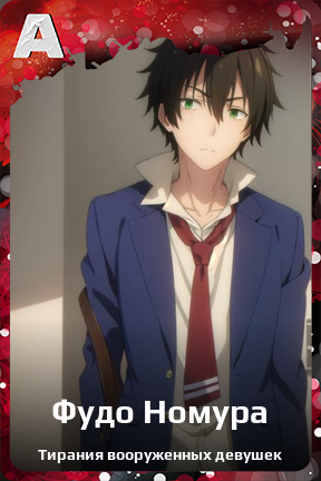 Карточка персонажа Фудо Номура