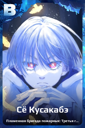 Карточка персонажа Сё Кусакабэ