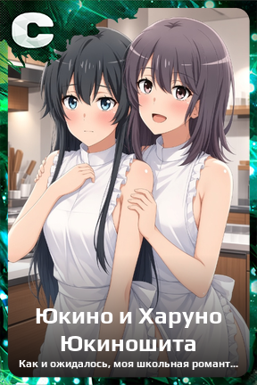 Карточка персонажа Юкино и Харуно Юкиношита