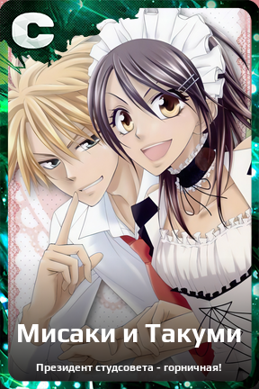 Карточка персонажа Мисаки и Такуми
