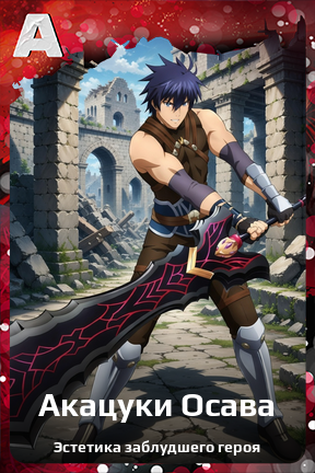 Карточка персонажа Акацуки Осава