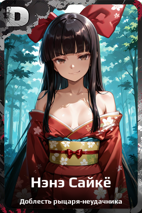 Карточка персонажа Нэнэ Сайкё