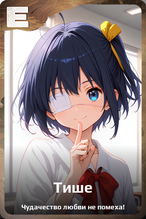 Карточка персонажа Тише