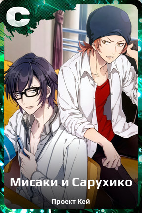 Карточка персонажа Мисаки и Сарухико