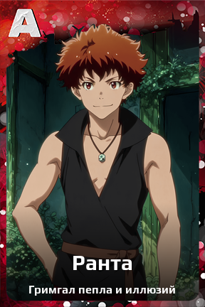 Карточка персонажа Ранта