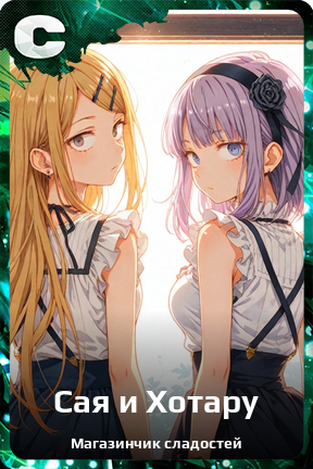 Карточка персонажа Сая и Хотару