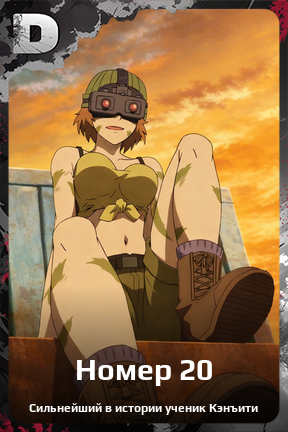 Карточка персонажа Номер 20